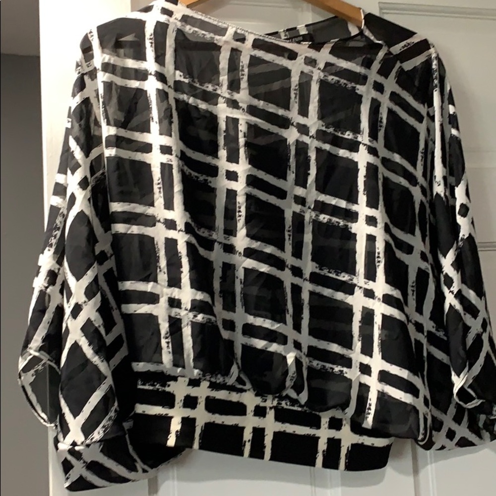 Alfani blouse with built in tank top